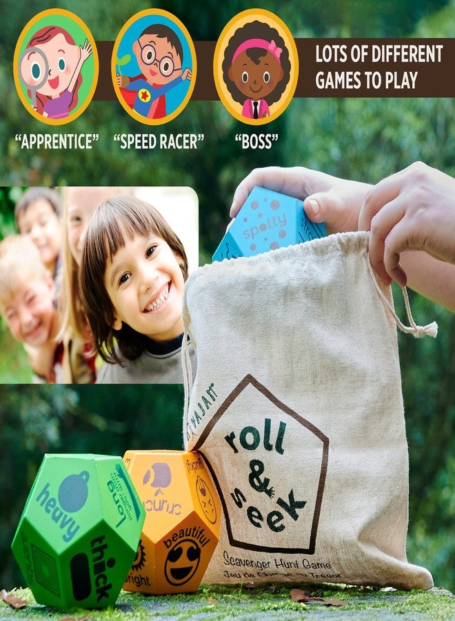 Rivajam Scavenger Hunt for Kids ages 4-8, Toddler & Family Find it Game with Dice, Nature Educational Outdoor & Indoor Home & Camping Games - Image 5